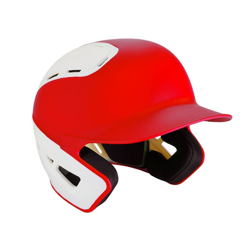 Mizuno Men's B6 Baseball Batting Helmet Red/White (380385-ARY)